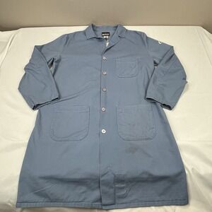 Bulwark Fire Resistant FR Lab‎ Coat Large Blue USED